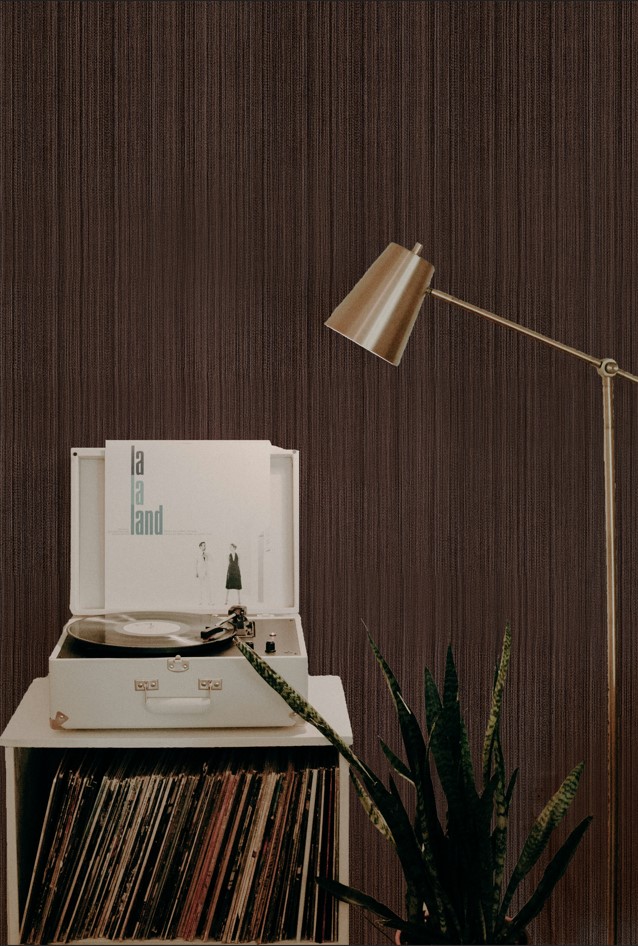 雅致感 布織縱紋 壁紙