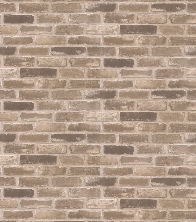 復古感 仿舊磚紋 壁紙