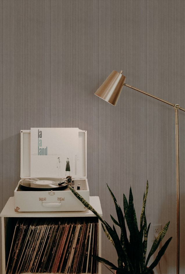 雅致感 布織縱紋 壁紙