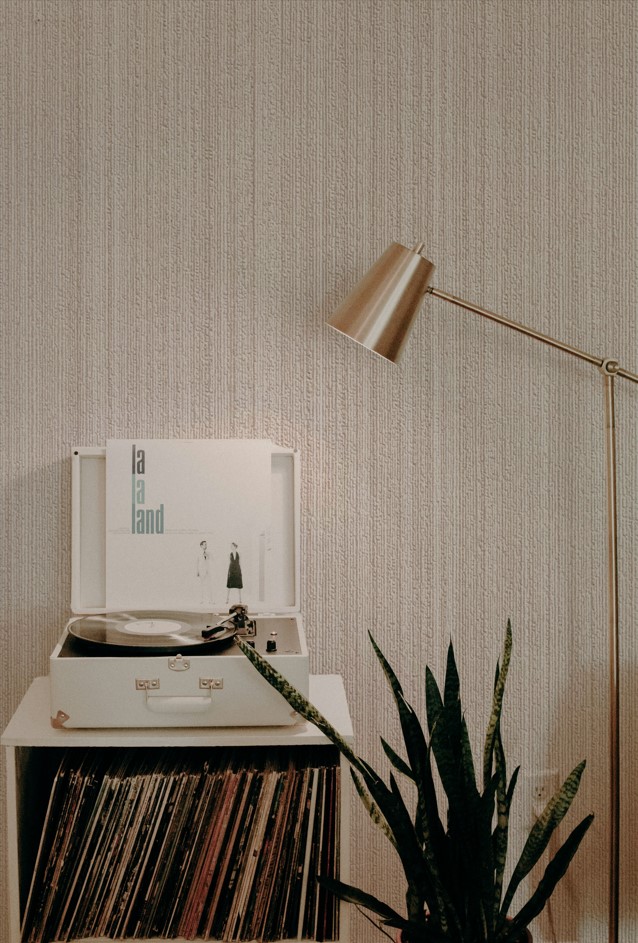 雅致感 布織縱紋 壁紙