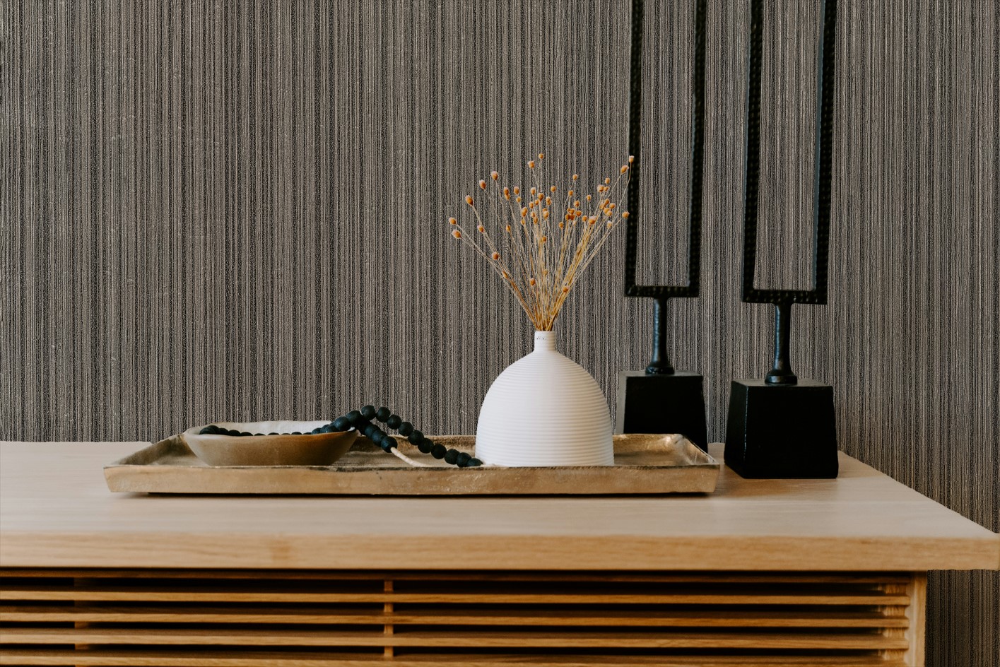 現代感 俐落直條紋 壁紙