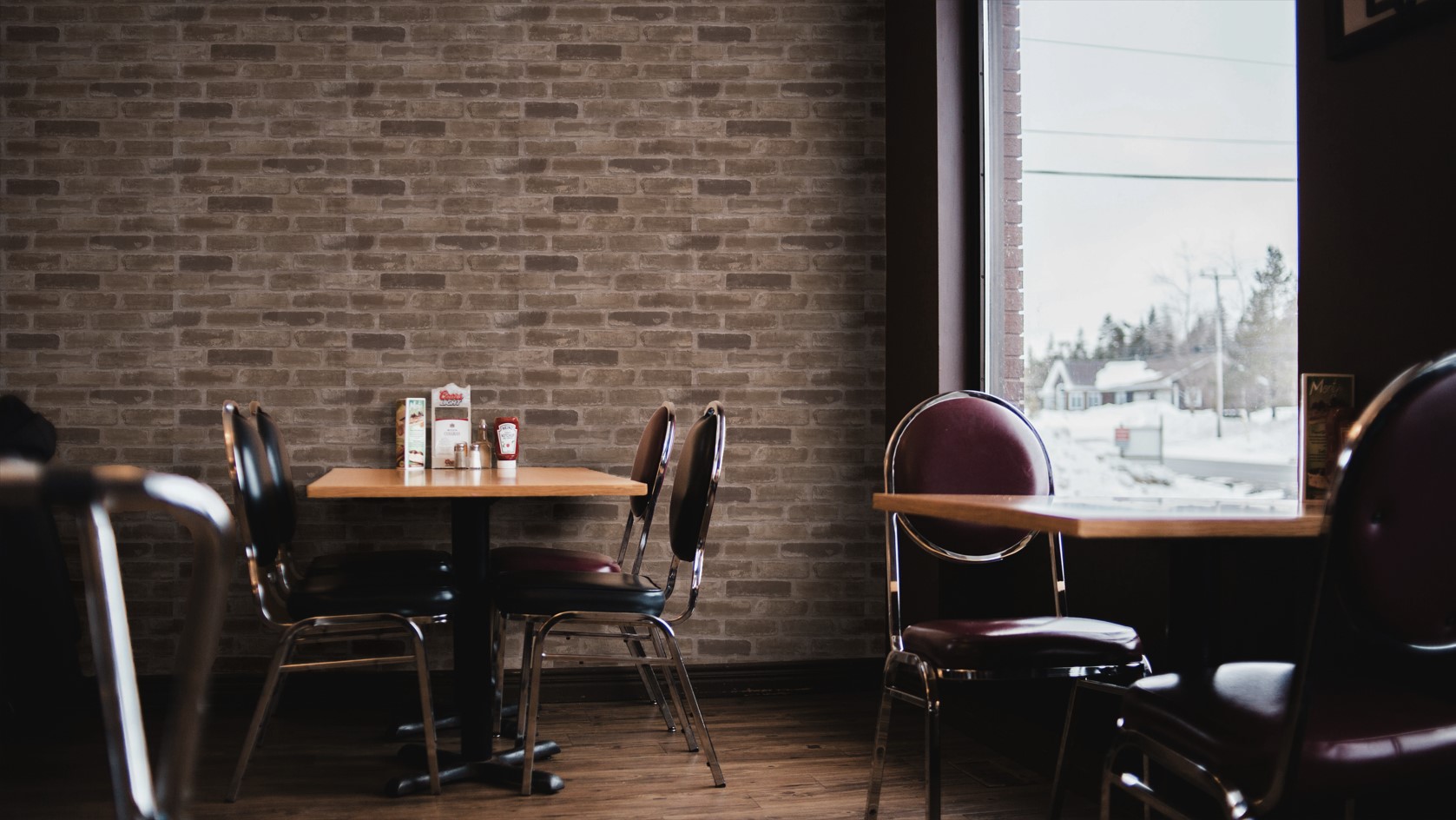 復古感 仿舊磚紋 壁紙