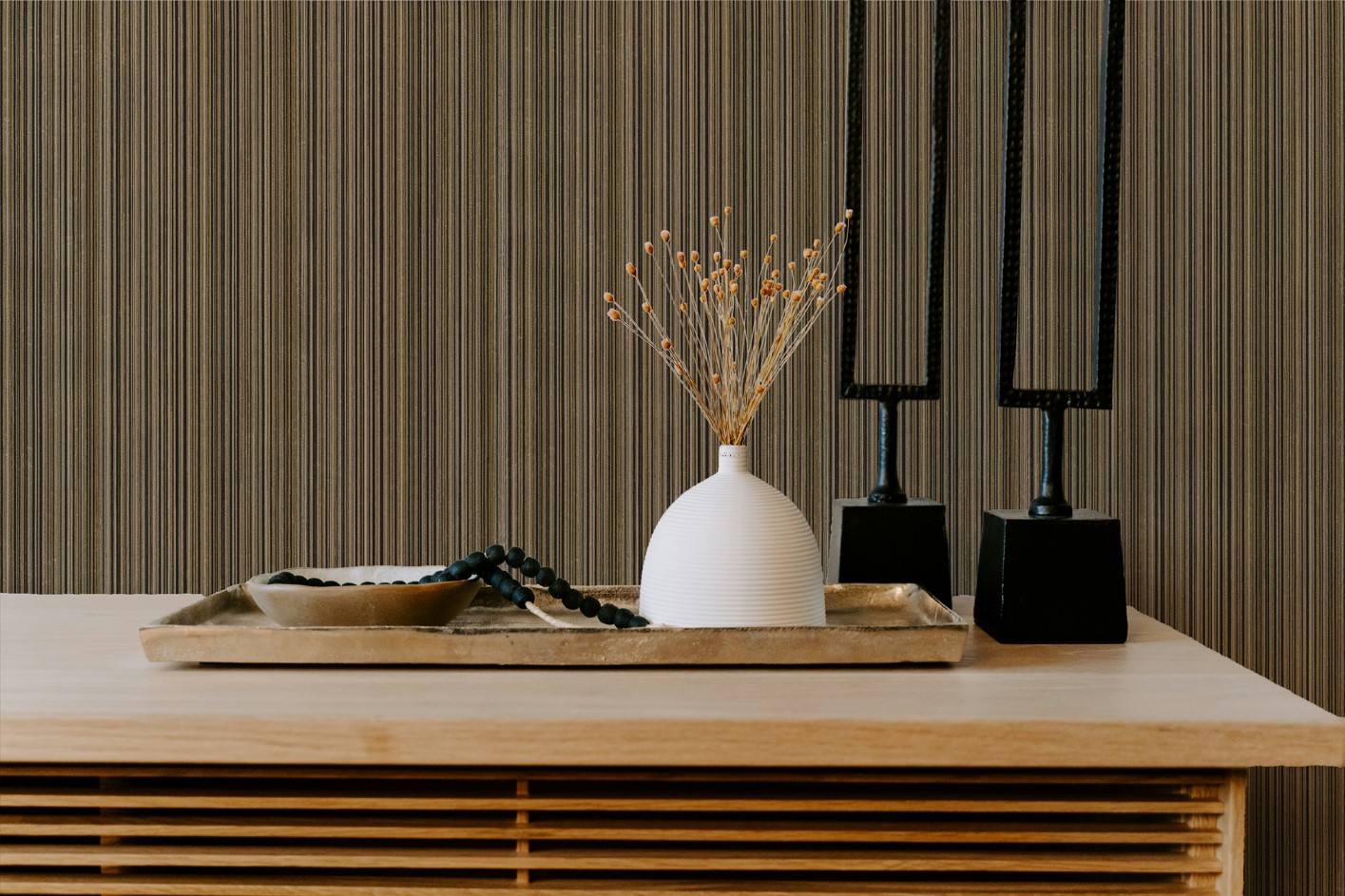 現代感 俐落直條紋 壁紙