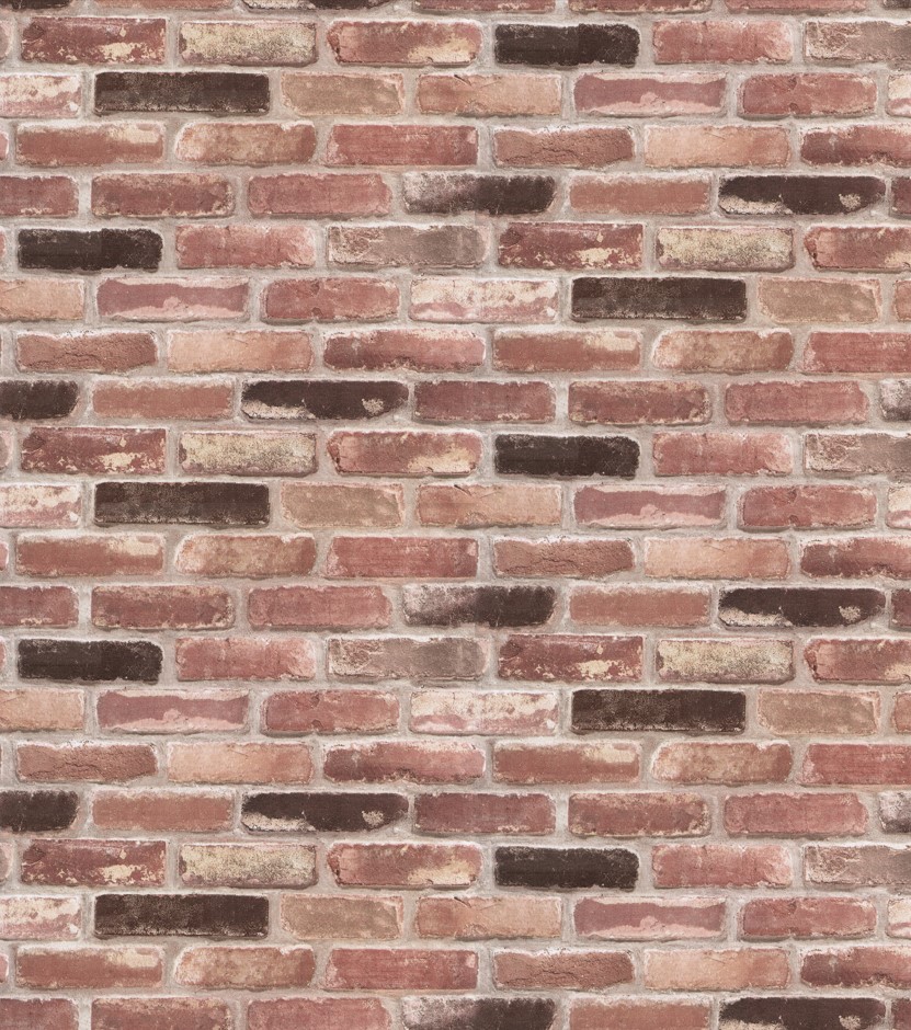 復古感 仿舊磚紋 壁紙